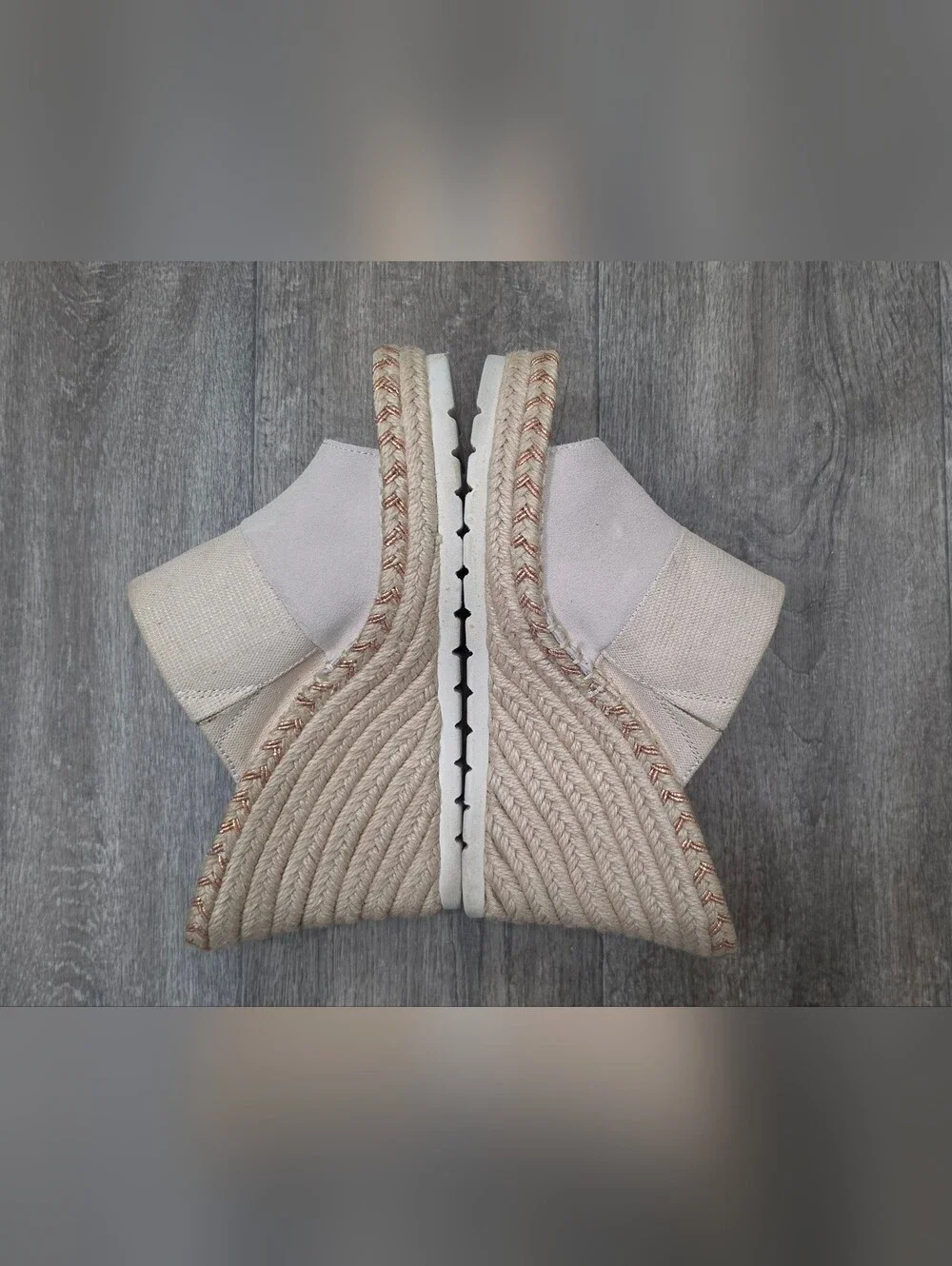 TOMS Monica Mule Espadrille Wedge Sandal-Size 7.5